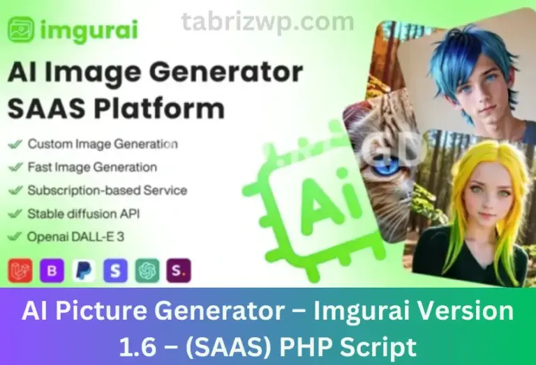 AI Picture Generator – Imgurai Version 1.6 – (SAAS) PHP Script